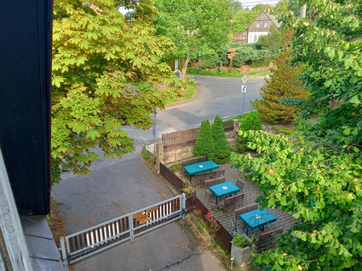 Hotel U Zeleneho Stromu - Zum Gruenen Baum Hřensko Eksteriør billede