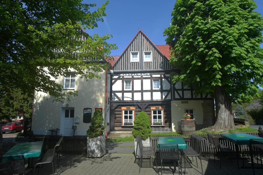 Hotel U Zeleneho Stromu - Zum Gruenen Baum Hřensko Værelse billede